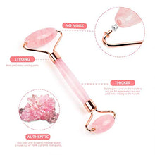 Load image into Gallery viewer, Deciniee Jade Roller and Gua Sha Tools Set - Anti Aging Rose Quartz Roller Massager - 100% Real Natural Jade Roller for Face, Eye, Neck - Beauty Jade Facial Roller for Slimming &amp; Firming
