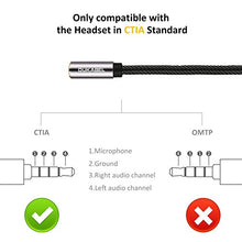 Load image into Gallery viewer, Headset Splitter Cable, DUKABEL Gold-Plated &amp; Strong Braided Y Splitter Audio Cable Separate Microphone Headphone Port Gaming Headset Splitter PC Earphone Adapter VoIP Phone -TopSeries (12inch / 30cm)
