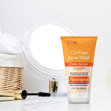 Load image into Gallery viewer, Neutrogena Oil-Free Acne Face Scrub, 2% Salicylic Acid Acne Treatment, Daily Face Wash to Prevent Breakouts, Oil Free Exfoliating Facial Cleanser for Acne-Prone Skin, 4.2 fl. oz
