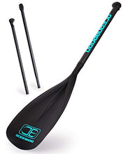 Load image into Gallery viewer, OCEANBROAD SUP Paddle Board Paddle 3 Pieces Adjustable Carbon Shaft Stand up Paddle with Bag
