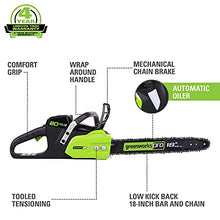 Load image into Gallery viewer, Greenworks Pro 80V 18-Inch Brushless Cordless Chainsaw, Tool Only GCS80450
