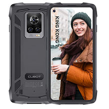 Load image into Gallery viewer, Unlocked Rugged Smartphone, CUBOT King Kong 7 Android 11 Unlocked Rugged Phone, 6.36” HD+ Screen, 8GB+128GB, 64MP Main Camera IP68 Waterproof Phones, 4G Dual SIM Cell Phones, Face ID, NFC/GPS, Black
