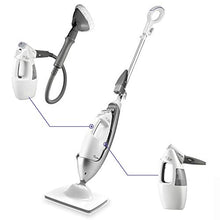 Load image into Gallery viewer, LIGHT 'N' EASY Multi-Functional steam mop Steamer for Cleaning Hardwood Floor Cleaner for Tile Grout Laminate Ceramic, 7688ANW, White
