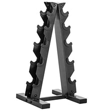 Load image into Gallery viewer, CAP Barbell 150-lb Hex Dumbbell Weight Set with Vertical Rack
