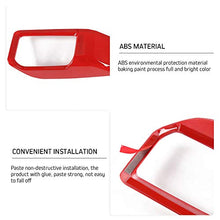 Load image into Gallery viewer, RT-TCZ Red Four-Wheel Drive + Gear Shift Panel Cover Trim for 2018-2020 Jeep Wrangler JL JLU
