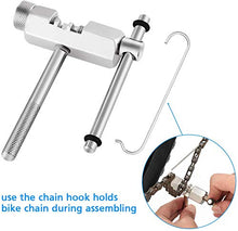 Load image into Gallery viewer, LUFFYLIVE Multi-Function Bike Mechanic Repair Kit - Chain Breaker and Chain Checker Include 3 Pairs Bicycle Missing Link for 6, 7, 8 Speed Chain, Reusable

