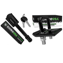 Load image into Gallery viewer, Rhino USA Locking Hitch Pin and Hitch Tightener Bundle - Includes Our Top Selling Anti Rattle Hitch Tightener Plus Our Patented Trailer Hitch Locking Pin
