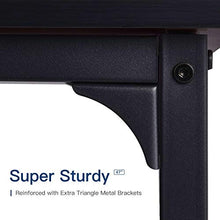 Load image into Gallery viewer, Coleshome Computer Desk 47", Modern Simple Style Desk for Home Office, Sturdy Writing Desk,Black
