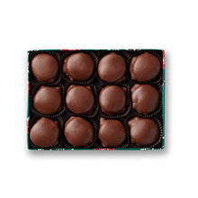 Load image into Gallery viewer, Fannie May Holiday Wrap Pixies, Milk Chocolate Covered Caramel with Pecans, Christmas Candy Gift Box, 1 Lb
