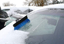 Load image into Gallery viewer, Mallory 581-E Telescoping 48" Sport Utility Snow Broom with Brush and Squeegee Head and Integrated Ice Scraper (Colors may vary)
