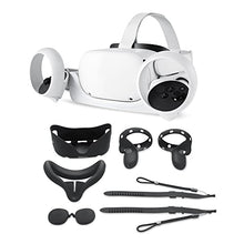 Load image into Gallery viewer, Wasserstein Bundle- Silicone Skin Set &amp; Charging Station Compatible with Oculus Quest 2
