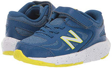 Load image into Gallery viewer, New Balance Kid's 519 V1 Alternative Closure Running Shoe, Andromeda Blue, 3 M US Infant
