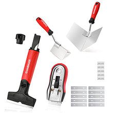 Load image into Gallery viewer, Goldblatt 2 Piece Razor Blade Scraper Set with 15-piece Blades &amp; Goldblatt 2 Piece Drywall Corner Tool Set - Inside &amp; Outside Corner Knife
