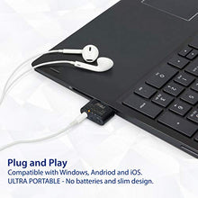 Load image into Gallery viewer, Syba 96 Khz 24 Bit DAC USB-C Tupe C Audio Sound Adapter to 3.5mm Headphone Amplifier 3 Level Eq SD-AUD20223
