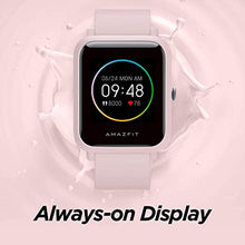 Load image into Gallery viewer, Amazfit Bip S Lite Smart Watch Fitness Tracker for Women, 30 Days Battery Life, 1.28”Always-on Display, 14 Sports Modes, Heart Rate &amp; Sleep Monitor, 5 ATM Waterproof, for Android Phone iPhone(Pink)
