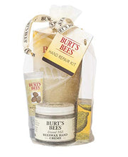 Load image into Gallery viewer, Burt’s Bees Valentine’s Gift Set, 3 Hand Repair Moisturizing Products for Men &amp; Women - Almond Milk Cream, Lemon Butter Cuticle Cream, Shea Butter Cream, with Gloves
