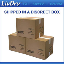 Load image into Gallery viewer, Incontinence Booster Pads by LivDry | Extra Absorbent Protection for Adults, Unisex | Disposable Comfortable Pad (20 Count, Regular Length)
