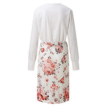 Load image into Gallery viewer, Aniywn Women's Two Piece Outfits Casual Long Sleeve Crop Tops and Stretchy Skirt Sets Sexy Mini Bodycon Skirt Dress Suit White
