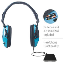 Load image into Gallery viewer, Howard Leight by Honeywell Impact Sport Sound Amplification Electronic Shooting Earmuff, Teal
