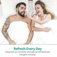 Load image into Gallery viewer, APSMILE 3 Pieces All-Season Down Alternative Comforter Set with Shams, Ultra-Soft Cloud Fluffy Cooling Breathable Microfiber Quilted Bed Comforter Duvet (King, White)
