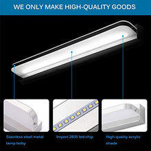 Load image into Gallery viewer, CWH&amp;WEN LED Vanity Wall Lamp, Bathroom Cabinet Make-Up Mirror Light, IP44 Energy Saving Neutral White Wall Lamp for Wall Bathroom Mirror,Cool White
