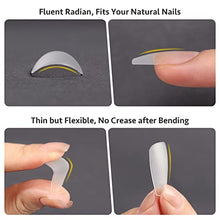 Load image into Gallery viewer, GAOY Nail Tips and Glue Gel Nail Kit, Gel Extension Acrylic Nail Set with UV Light, 300Pcs Press On Matte Coffin Nails and Tools
