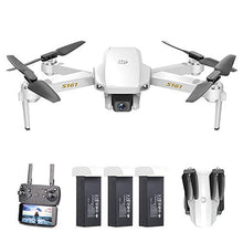 Load image into Gallery viewer, GoolRC Mini Pro Drone with Camera S161,Foldable FPV Drone with 4K HD Camera, Optical Flow Positioning RC Quadcopter with Gesture Photos/Video, Altitude Hold, Track Flight, Storage Bag and 3 Batteries
