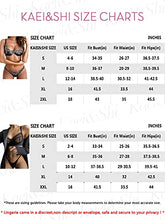 Load image into Gallery viewer, Kaei&amp;Shi Ruffle Two Piece Lingerie Set(Black,6-8)&amp;Embroidered Bra and Panty Set(Black, 8-10)
