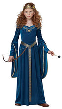 Load image into Gallery viewer, X-Large_TEAL_MEDIEVAL PRINCESS/CHILD
