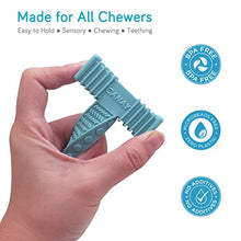 Load image into Gallery viewer, Sensory Chew Toys for Autistic Children (0-12 Years Old), Teething, Oral Motor Stimulation, ADHD, SPD - Silicone Teether Toys for Kids with 3 Unique Textures (2Pack)
