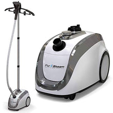 Load image into Gallery viewer, PurSteam -2020 Official Partner of Fashion-Full Size Steamer for Clothes, Garments, Fabric-Professional Heavy Duty - 4 Steam Levels, Perfect Continuous Steam
