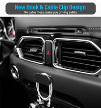 Load image into Gallery viewer, 【2 Pack】 TT&amp;C Magnetic Car Zinc Alloy Phone Mount【Upgrade Magnet 8pcs】 Universal Dashboard Holder, Cell Phone Grip Car Kits, 360° Adjustable Super Strong Magnet for Samsung,iPhone, LG (Black)
