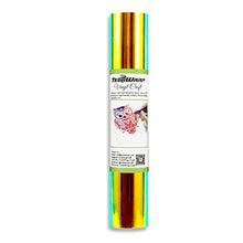 Load image into Gallery viewer, TECKWRAP Holographic Opal Chrome Craft Vinyl 1x5ft, Green Malachite
