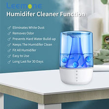 Load image into Gallery viewer, Leemone Humidifier Cleaner 12 Pack ，Demineralization Cleaning Ball，Works in All humidifiers and Fish Tanks，Purifies Water, Prevents Hard Water Build-Up，Eliminates White Dust and Odor…
