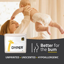 Load image into Gallery viewer, DYPER Bamboo Baby Diapers Size 1 / Newborn | Natural Honest Ingredients | Cloth Alternative | Day &amp; Overnight | Plant-Based + Eco-Friendly | Hypoallergenic for Sensitive Skin | Unscented - 66 Count
