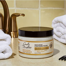 Load image into Gallery viewer, Soft-Sheen Carson Carol's Daughter Goddess Strength Repairing Cocoon Hydrating Hair Mask for Dry Damaged &amp; Curly Hair, Restores Moisture, Made with Castor Oil, 12 Oz, White
