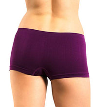 Load image into Gallery viewer, Alyce Intimates Pack of 7 Seamless No Show Womens Boyshort Hipster Panty, Standard &amp; Plus Sizes

