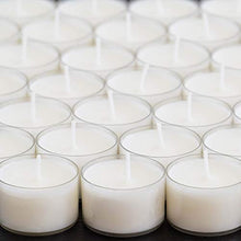 Load image into Gallery viewer, Stonebriar 8 Hour Long Burning Unscented Clear Cup Tea Light Candles, 48 Pack, 48 Count
