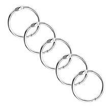 Load image into Gallery viewer, Mr. Pen- Loose Leaf Binder Ring, 40 Pack, Binder Rings 1 Inch, Binder Rings, Book Rings, Metal Rings for Index Cards, Rings for Flash Cards, Index Card Rings, Paper Rings, Small Binder Ring, Book Ring
