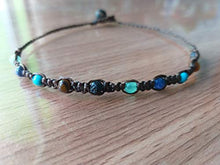 Load image into Gallery viewer, Bracelet,Kyanite stone,Jade green stone, tiger eye stone,Turquoise blue stone,lava stone,It is fashionable for both men and women.
