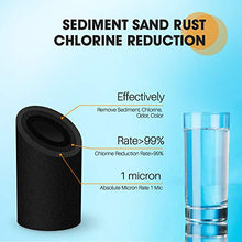 Load image into Gallery viewer, 1 Micron 2.5" x 10" Whole House CTO Carbon Water Filter Cartridge Replacement for Countertop Water Filter System, Dupont WFPFC8002, WFPFC9001, FXWTC, SCWH-5, WHEF-WHWC, WHCF-WHWC, AMZN-SCWH-5, 4Pack
