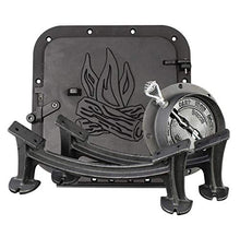 Load image into Gallery viewer, US Stove BSK1000 Barrel Camp Stove Kit, Black
