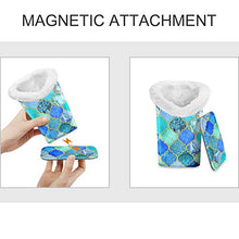 Load image into Gallery viewer, Fintie Plush Lined Eyeglasses Holder with Magnetic Base- PU Leather Glasses Stand Case (Official Micklyn Le Feuvre Product)
