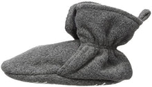 Load image into Gallery viewer, Hudson Baby Unisex Cozy Fleece Booties, Dark Gray, 6-12 Months
