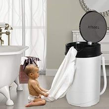 Load image into Gallery viewer, KUPPET Mini Washing Macine For Baby Clothes,Semi-Automatic Compact 6.6lbs Washing Capacity For Camping, Apartments,Dorms,And More,Black+ White
