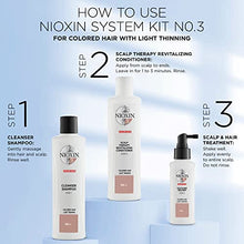 Load image into Gallery viewer, Nioxin System Kit 3, Color Treated Hair with Light Thinning, Full Size (3 Month Supply)
