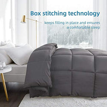 Load image into Gallery viewer, COONP All Season Full Comforter Soft Quilted Duvet Insert with Corner Tabs, Filled with 3D Snow Down Alternative,Winter Warm, Machine Washable-82 x 86 Inches,Grey
