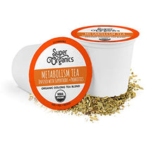 Load image into Gallery viewer, Super Organics Metabolism Oolong Tea Pods With Superfoods &amp; Probiotics | Keurig K-Cup Compatible | Weight &amp; Metabolism, Slim Tea | USDA Certified Organic, Vegan, Non-GMO, Natural &amp; Delicious Tea, 12ct
