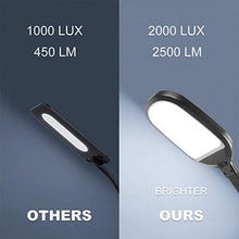 Load image into Gallery viewer, Addlon LED Floor Lamp with 4 Brightness Levels &amp; 3 Color Temperatures, Smooth Touch Switch, 2500 Lumens, Dimmable Reading Standing Lamp with Gooseneck for Sewing Living Room Office - Classic Black
