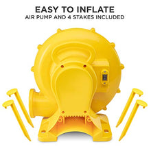 Load image into Gallery viewer, Sunny &amp; Fun Ultra All-Play Inflatable Water Slide Park – Heavy-Duty for Outdoor Fun - Climbing Wall, Slides, Bounce House, Volley Net, Deep Pool – Inflate with Included Air Pump &amp; Carrying Case
